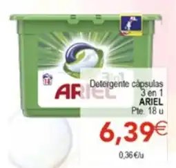 SPAR Ariel detergente cápsulas 3 en 1 oferta