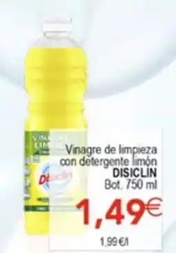 SPAR Disiclin vinagre de limpieza con detergente limón oferta