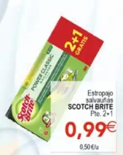 SPAR Scotch-Brite estropajo salvauñas oferta