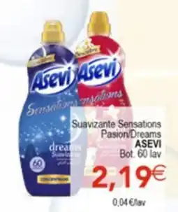 SPAR Asevi Suavizante Sensations Pasion Dreams oferta
