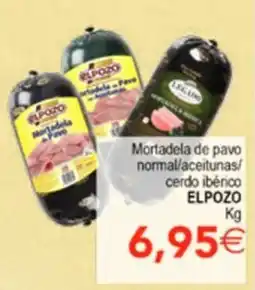 SPAR Elpozo mortadela de pavo normal/aceitunas/ cerdo ibérico oferta