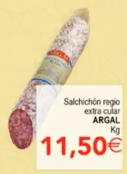 SPAR Argal salchichón regio extra cular oferta