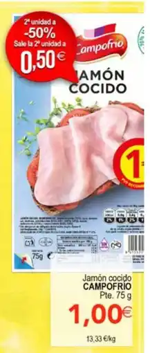 SPAR Campofrio jamón cocido oferta