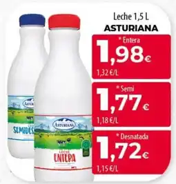 SPAR Lanzarote Asturiana leche entera oferta