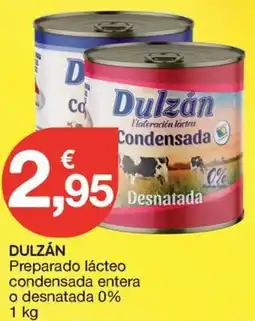 CashDiplo Dulzán preparado lácteo condensada entera o desnatada 0% oferta