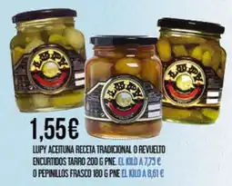 Claudio Lupy aceituna receta tradicional o revuelto oferta