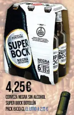Claudio Super Bock negra sin alcohol oferta
