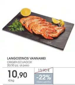 Supermercados Plaza Langostinos vannamei oferta