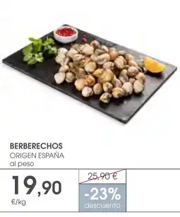 Supermercados Plaza Berberechos oferta