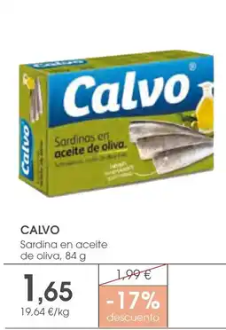 Supermercados Plaza Calvo sardina en aceite de oliva oferta