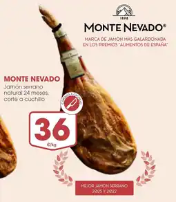 Supermercados Plaza Monte Nevado jamón serrano oferta