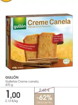 Supermercados Plaza Gullón galletas creme canela oferta