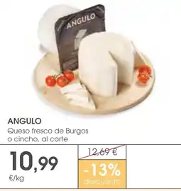 Supermercados Plaza Angulo queso fresco de burgos o cincho al corte oferta