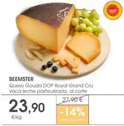 Supermercados Plaza Beemster Queso Gouda DOP Royal Grand Cru oferta