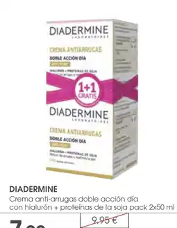 Supermercados Plaza Diadermine crema anti-arrugas doble acción día oferta
