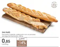 Supermercados Plaza Pan parís oferta