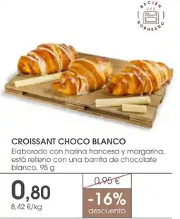 Supermercados Plaza Croissant choco blanco oferta
