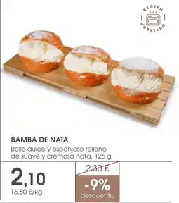 Supermercados Plaza Bamba de nata oferta