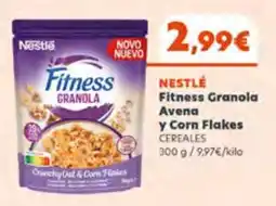 Supermercados Plaza Nestlé fitness granola avena y corn flakes oferta