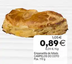 Plenus Supermercados Campelos do Coto empanadilla de follado oferta