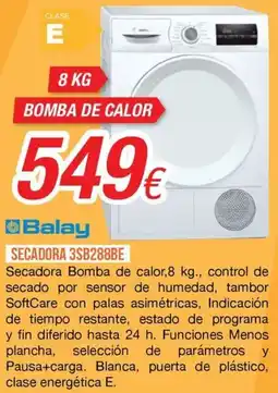 Expert Balay secadora 3sb288be oferta