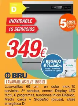 Expert Bru lavavajillas elvs 1563 di oferta