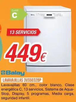 Expert Balay lavavajillas 3vs5032bp oferta
