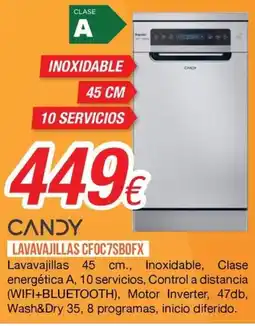 Expert Candy lavavajillas cfoc7sbofx oferta