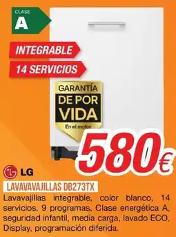 Expert LG lavavajillas db273tx oferta