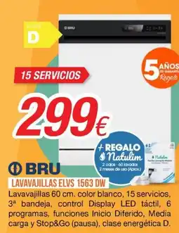 Expert Bru lavavajillas elvs 1563 dw oferta