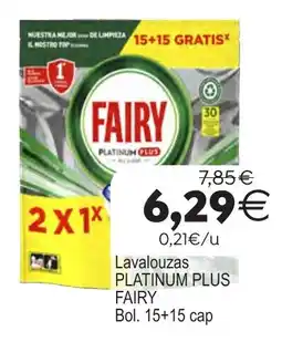 Plenus Supermercados Fairy lavaluzas platinum plus oferta