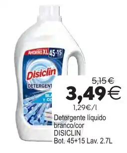 Plenus Supermercados Disiclin detergente liquido blanco/cor oferta