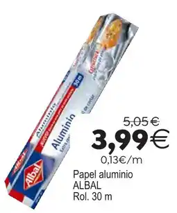 Plenus Supermercados Albal papel aluminio oferta