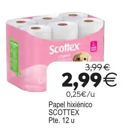 Plenus Supermercados Scottex Papel hixiénico oferta