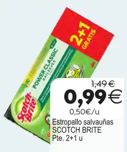 Plenus Supermercados Scotch-Brite estropallo salvauñas oferta
