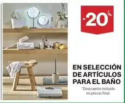 Hipercor artículos para el baño oferta