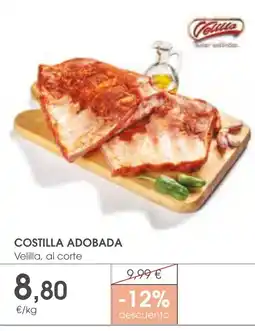 Supermercados Plaza Velilla costilla adobada oferta
