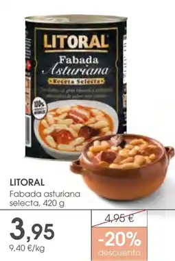 Supermercados Plaza Litoral fabada asturiana selecta oferta