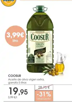 Supermercados Plaza Coosur aceite de oliva virgen extra oferta