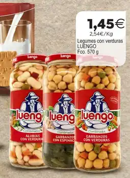 Plenus Supermercados luengo legumes con verduras oferta