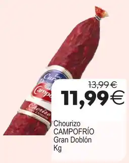 Plenus Supermercados Campo Frío chourizo gran doblón oferta