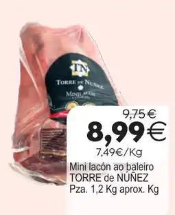 Plenus Supermercados Torre de Núñez mini lacón ao paleiro oferta