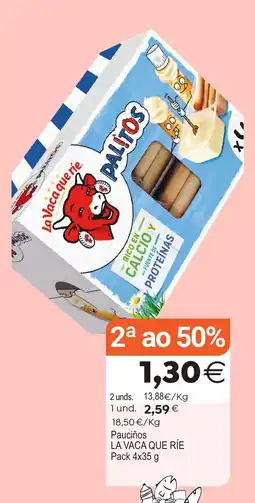 Plenus Supermercados la vaca que ríe palitos oferta