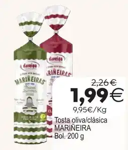 Plenus Supermercados daveiça tosta oliva/clásica maríneira oferta