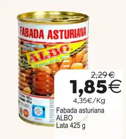 Plenus Supermercados Albo fabada asturiana oferta