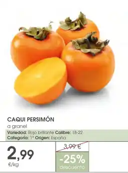 Supermercados Plaza Caqui persimón oferta