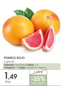 Supermercados Plaza Pomelo Rojo oferta