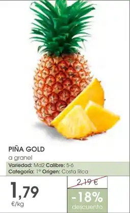 Supermercados Plaza Piña Gold oferta