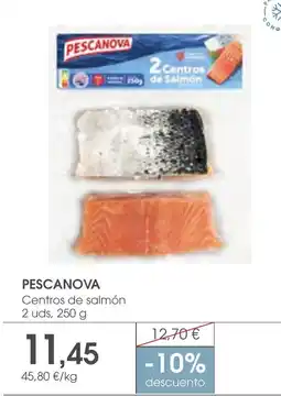 Supermercados Plaza Pescanova centros de salmón oferta