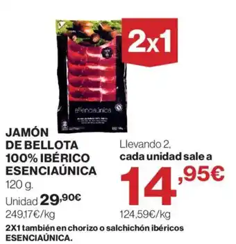 Esenciaúnica jamón de bellota 100% ibérico